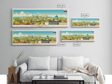 Lyubertsy Russia Travel Art, City Art, Framed Canvas Print or Metal Wall Art, Europe Travel Poster, Panoramic Wall Art, Extra Wide Wall Art