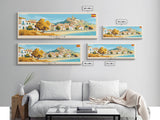 Murcia Spain Travel Art, City Art, Framed Canvas Print or Metal Wall Art, Europe Travel Poster, Panoramic Wall Art, Extra Wide Wall Art