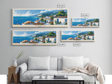 Nikaia Greece Wall Art, Panoramic Travel Poster, Panoramic Framed Canvas Print, City Wall Art, Wall Hanging Home Decor, Travel Art