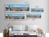 Pancevo Serbia Wall Art, Panoramic Travel Poster, Panoramic Framed Canvas Print, City Wall Art, Wall Hanging Home Decor, Travel Art