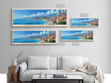 Reggio Calabria Wall Art, Panoramic Travel Poster, Panoramic Framed Canvas Print, City Wall Art, Wall Hanging Home Decor, Travel Art