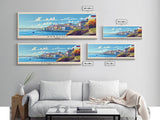 Saratov Russia Wall Art, Panoramic Travel Poster, Panoramic Framed Canvas Print, City Wall Art, Wall Hanging Home Decor, Travel Art