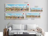 Sivas Turkey Travel Print Wall Art, Panoramic City Art, Travel Art, Wall Decor, Vacation Gift, Framed Canvas Print Or Metal Art