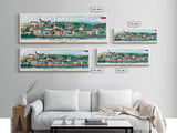 Smolensk Russia Travel Art, City Art, Framed Canvas Print or Metal Wall Art, Europe Travel Poster, Panoramic Wall Art, Extra Wide Wall Art