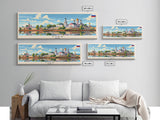 Tver Russia Travel Art, City Art, Framed Canvas Print or Metal Wall Art, Europe Travel Poster, Panoramic Wall Art, Extra Wide Wall Art