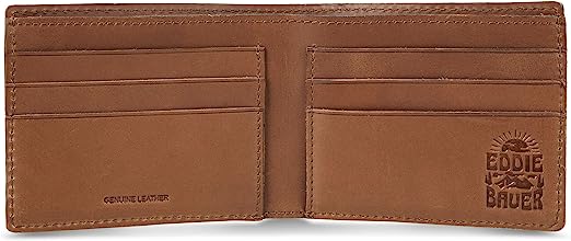 Eddie Bauer Outdoor Leather Bifold Wallet