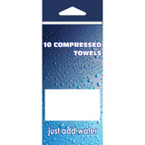 Compressed Towels - 10 Pack: Compact Convenient Towels