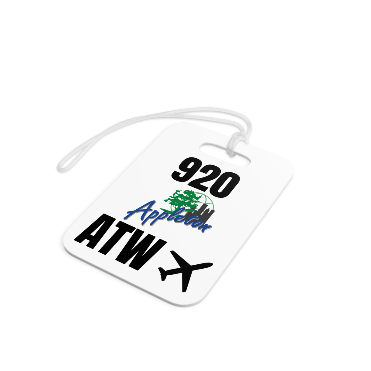 Appleton Wisconsin,  Area Code / Airport Tag for Bags and Luggage - 920 / ATW