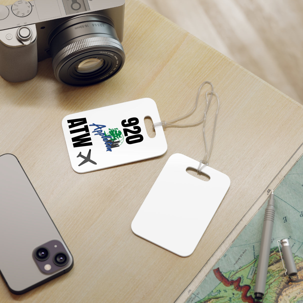 Appleton Wisconsin,  Area Code / Airport Tag for Bags and Luggage - 920 / ATW