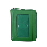 Unisex Zip Around Wallet with RFID Protection