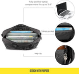 Route Slim Laptop Bag w/Shoulder Strap, by Solo