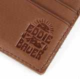 Cartera plegable de cuero para exteriores Eddie Bauer