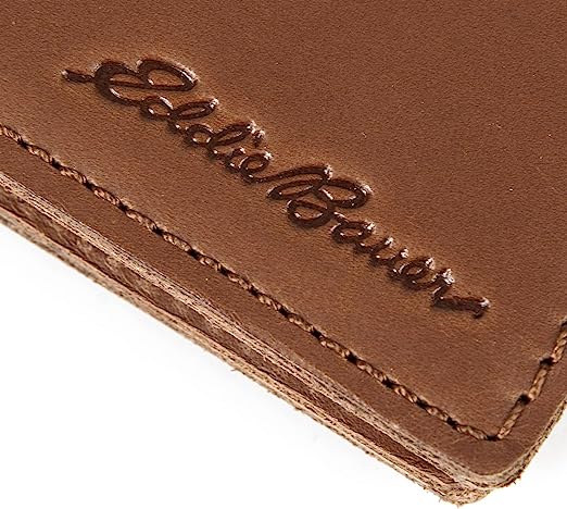 Cartera plegable de cuero para exteriores Eddie Bauer