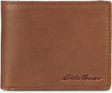 Cartera plegable de cuero para exteriores Eddie Bauer