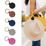 Round Magnetic Travel Hat Clip Holder