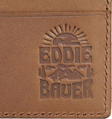 Cartera con bolsillo frontal de cuero para exteriores de Eddie Bauer