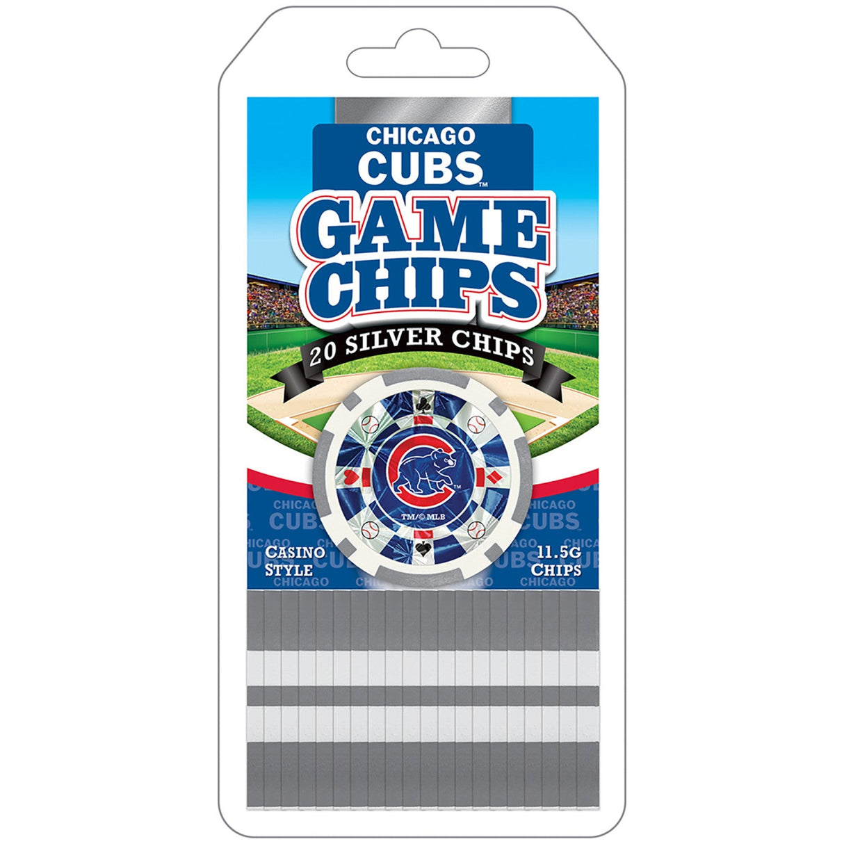 Chicago Cubs 20 Piece Poker Chips