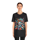 "I Travel To Shop" full color T-shirt