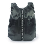 Steve Aoki Official FŪL Fang Official Slouchy Black Backpack