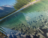 Photographic Panoramic of Banff National Park, Sunset Photography, National Park Art, Framed Canvas Print, Landscape Photography