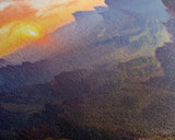 Photographic Panoramic of Big Bend National Park, Sunset Photography, National Park Art, Framed Canvas Print, Landscape Photography