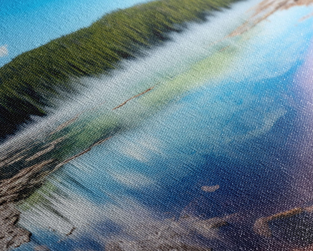 Panoramic of Grand Prismatic Spring Yellowstone, Extra Large Wall Art, Panoramic Wall Art, Panoramic Landscape Print, Landscape Photography