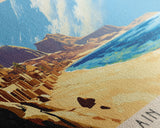 Ain Sokhna, Egypt Panoramic Print, Vacation Gift, Egypt Wall Art, Beach Painting, Beach Decor, Large Wall Art, Wood Frame Art