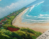 Nusa Dua Beach, Indonesia Panoramic Print, Vacation Gift, Indonesia Wall Art, Vacation Wall Art, Vacatation Memories, Beach Decor, Beach Or Lakehouse Art