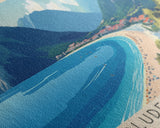 Oludeniz Beach, Turkey Panoramic Print, Vacation Gift, Turkey Wall Art, Vacation Wall Art, Vacatation Memories, Beach Decor, Beach Or Lakehouse Art