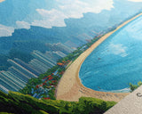 Sanya, China Panoramic Print, Vacation Gift, China Wall Art, Beach Painting, Beach Decor, Beach Or Lakehouse Art