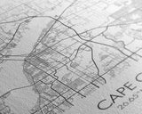 Cape Coral Street Map, Florida Map, City Map Art, Modern Art, Wall Art, Canvas Print, Canvas Wall Art, Travel Gifts For Men, Apartment Décor