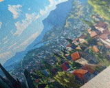 Morogoro, Tanzania Travel Poster Panoramic Canvas Print, Morogoro, Tanzania Painting, Tanzania Art, Morogoro Travel Art, Guest Room Painting