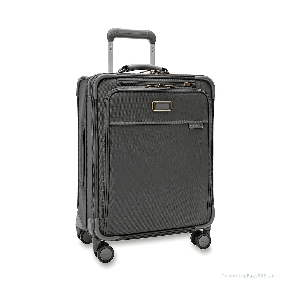 Baseline Collection Global/International Carry-On Spinner by Briggs & Riley (BLU121CXSPW)