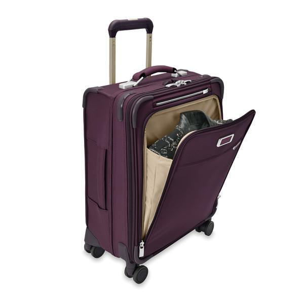 Special Edition Plum 2025 Baseline Collection Global/International Carry-On Spinner by Briggs & Riley BLU121CXSPW-64