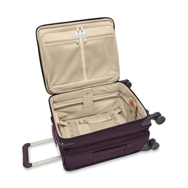 Special Edition Plum 2025 Baseline Collection Global/International Carry-On Spinner by Briggs & Riley BLU121CXSPW-64