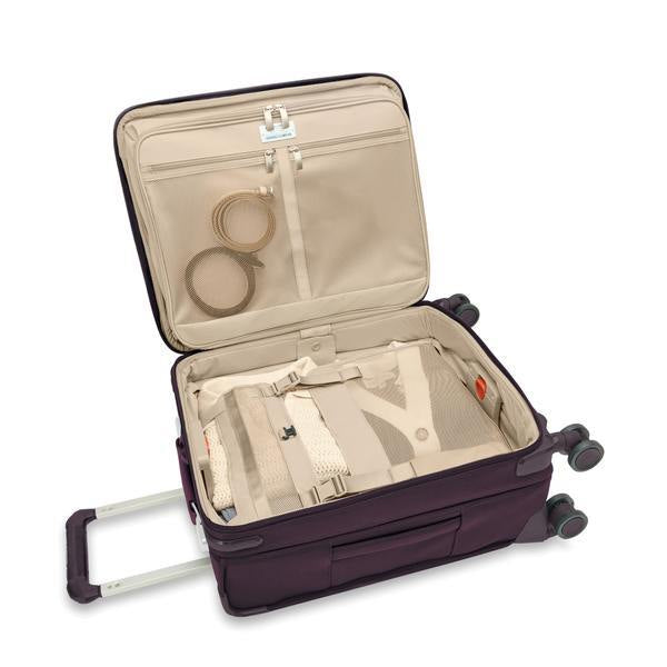 Special Edition Plum 2025 Baseline Collection Global/International Carry-On Spinner by Briggs & Riley BLU121CXSPW-64