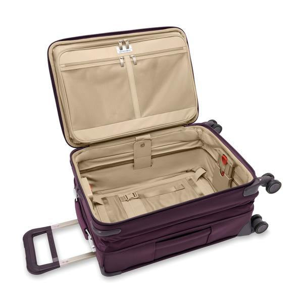 Special Edition Plum 2025 Baseline Collection Essential Carry-On Spinner by Briggs & Riley BLU122CXSP-64