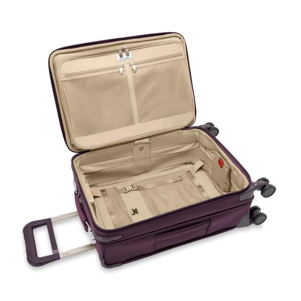 Special Edition Plum 2025 Baseline Collection Essential Carry-On Spinner by Briggs & Riley BLU122CXSP-64