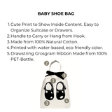 Baby Shoe Bag, Cream