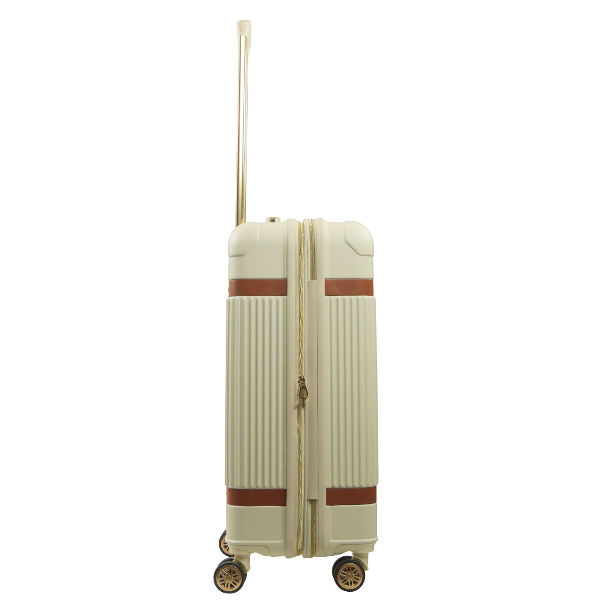 Tommy Bahama 26.5" Beige Hardside Spinner with Stripes