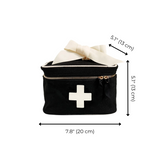 Meds and First Aid Storage Box, Black