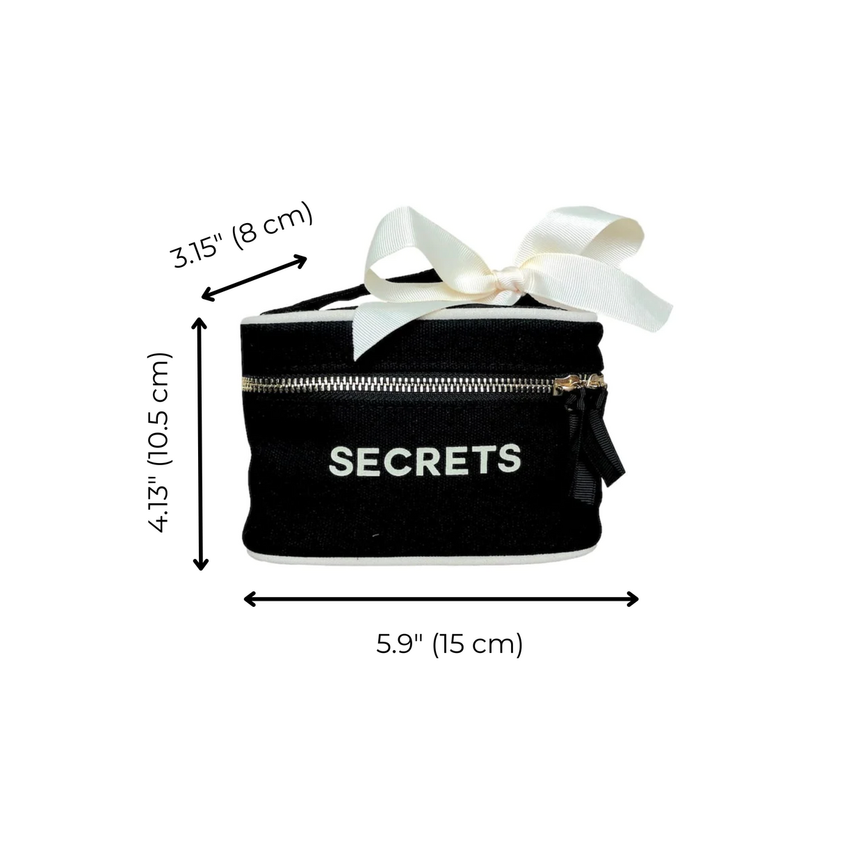 Mini Beauty Box for Secrets, Black