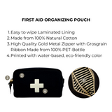 First Aid Organizing Pouch, Black