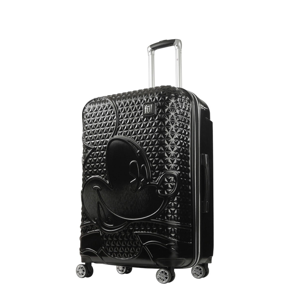 Mickey Mouse Rolling Luggage FŪL Disney Suitcase 30" Black