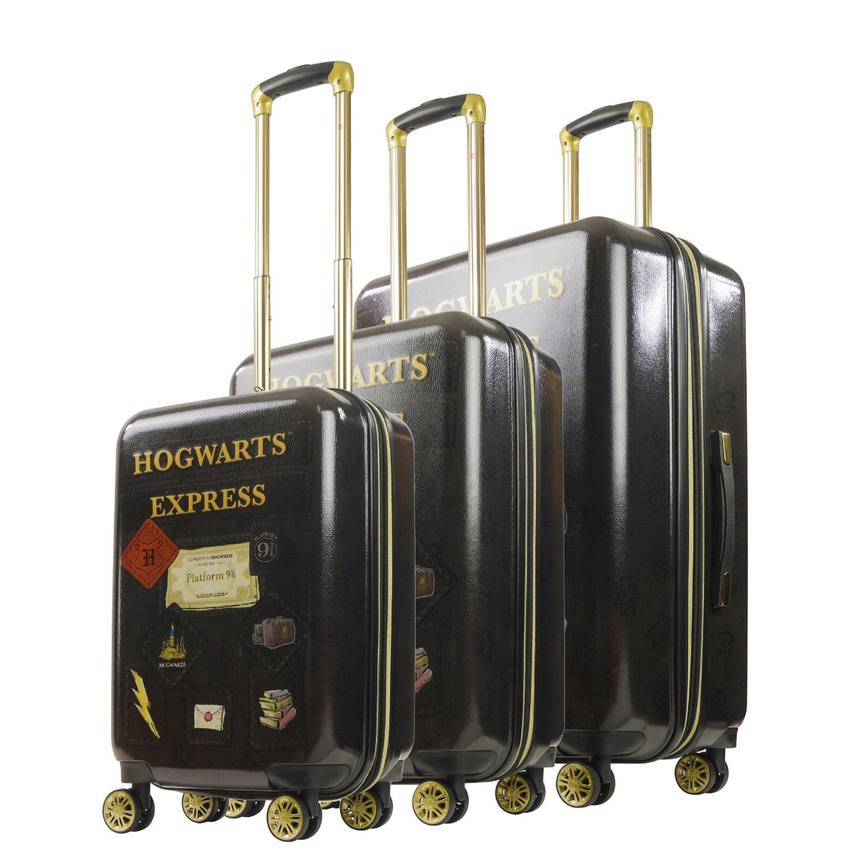 Harry Potter Hogwarts Express 3 Pcs Luggage Set Black