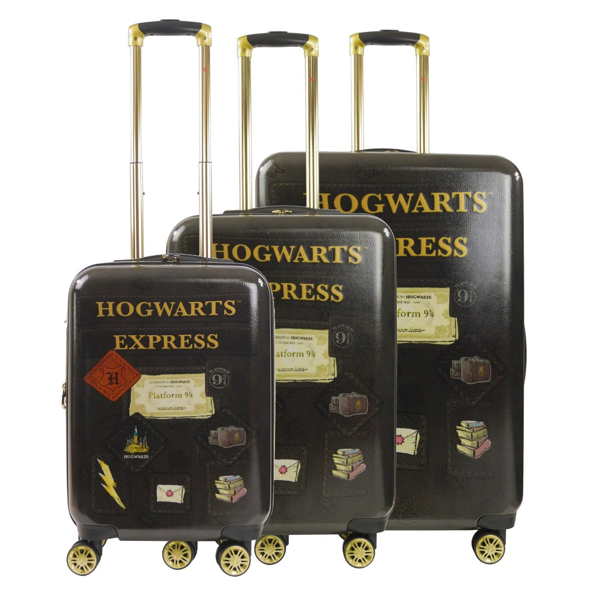 Harry Potter Hogwarts Express 3 Pcs Luggage Set Black