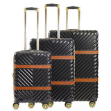 Stella Hardside Spinner 3-Piece Luggage Set, Black