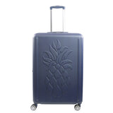 Tommy Bahama 30.5" Navy Hard-Sided 3D Pineapple Luggage with Drawstring Bag