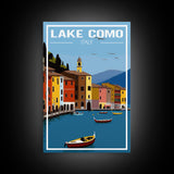 Lake Como Wall Print, Italy Wall Art, Europe Poster, Italy Poster, Travel Wall Print, Travel Poster, Travel Wall Art, Canvas Wall Print