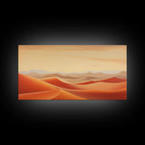 Desert Art, Sand Dune Wall Art, Desert Art Print, Panoramic Art, Wall Art, Canvas Art, Landscape Art, Landscape Print, Travel Art Print